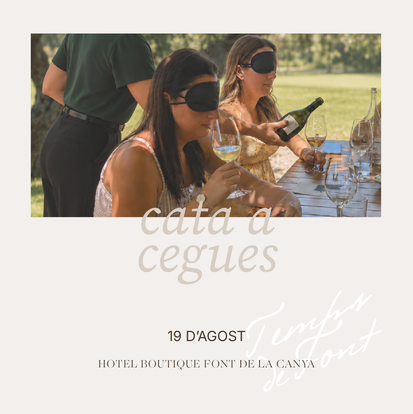 Blind wine tasting